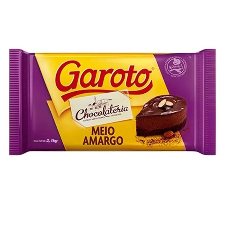 Cobertura Garoto Meio Amargo 2,1kg (7891008044898)