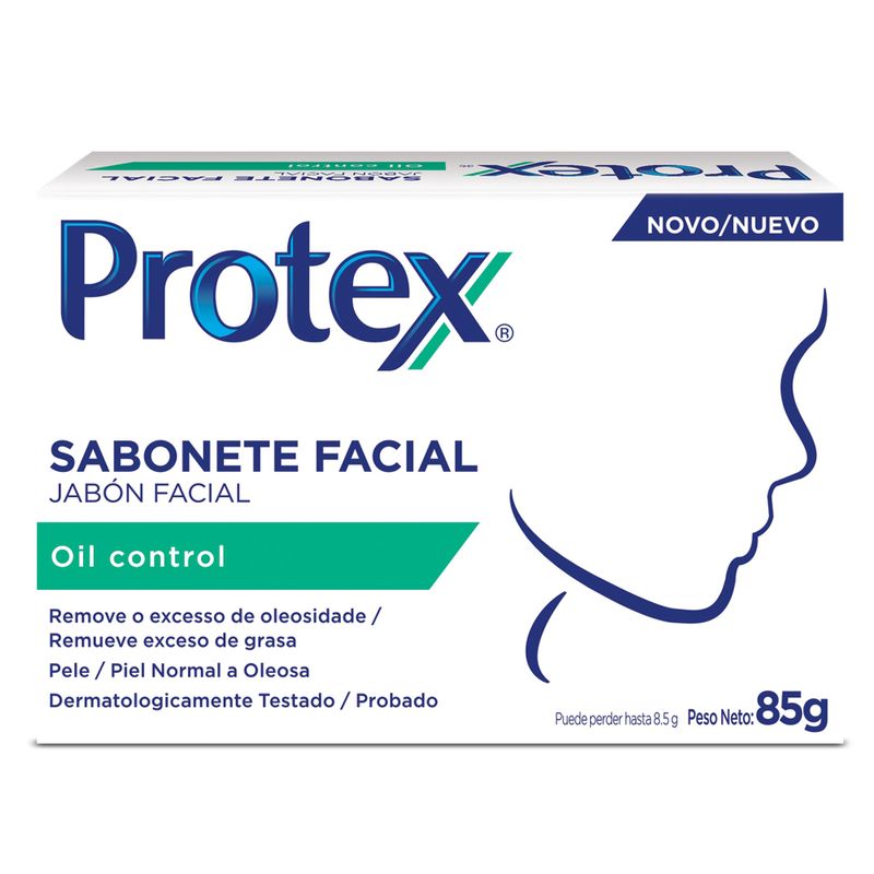 Protex Oil Control Sabonete Facial 85g (7891024037911)