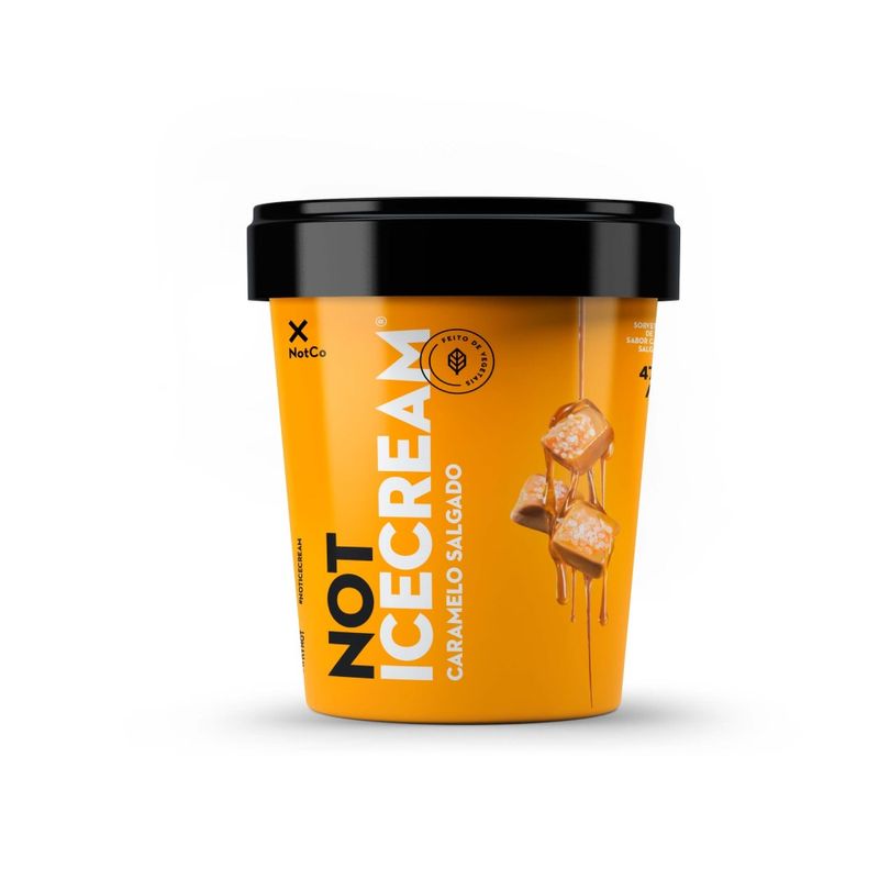 Sorvete Not Ice Cream 473ml Caramelo Salgado (7898686950190)
