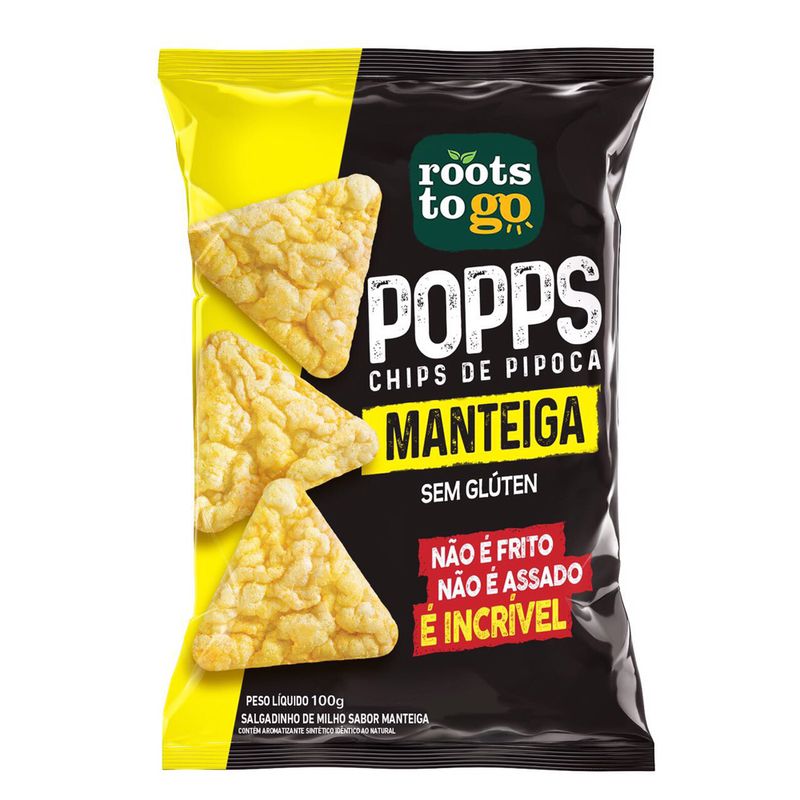 Salgadinho Roots Togo Popps Manteiga 100g (7898557010282)