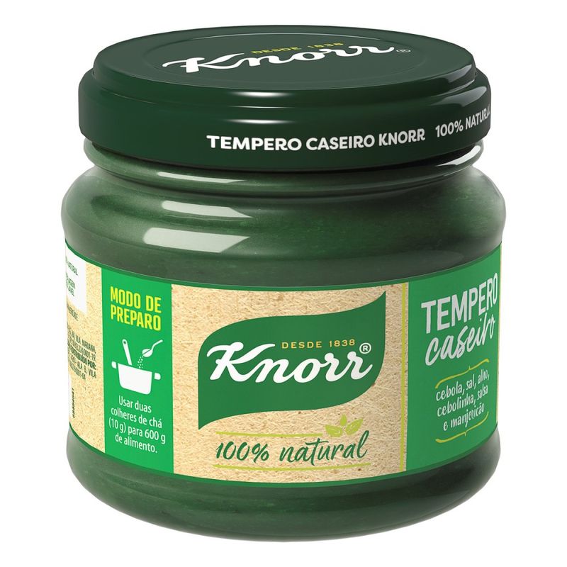 Tempero Knorr Caseiro Manjericão 145g (7891150078437)