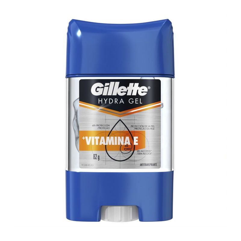 Desodorante em Gillette Hydra Gel Vitamina E 82g (7500435140607)