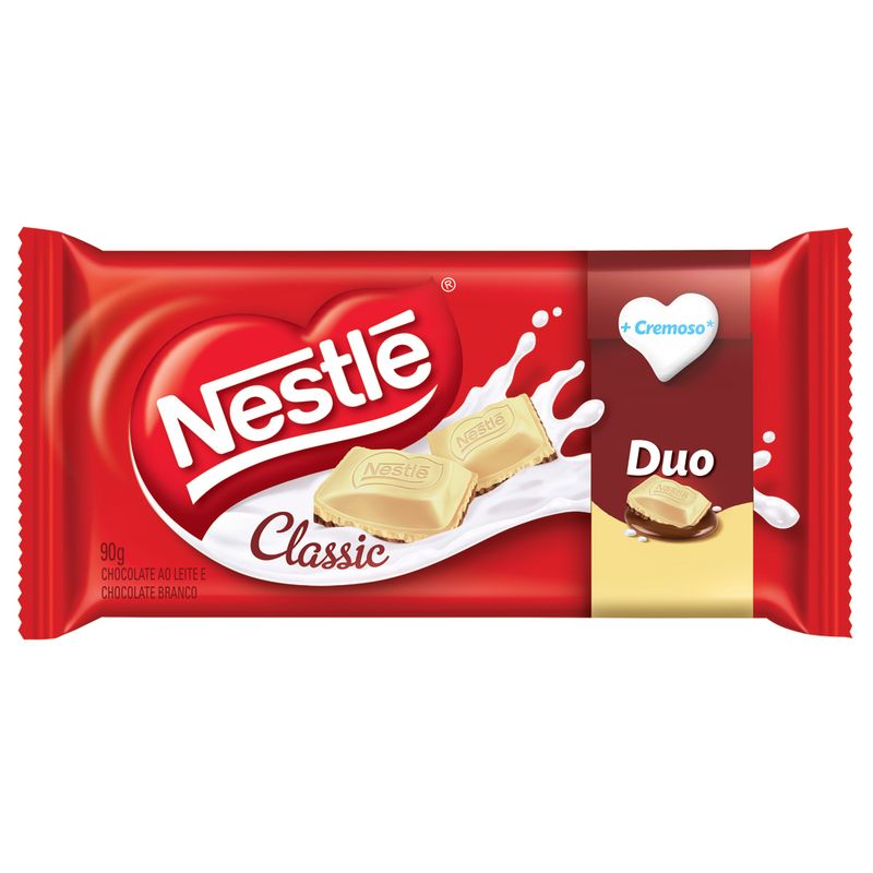 Chocolate Nestle 90g Tab Classic Duo (7891000276853)