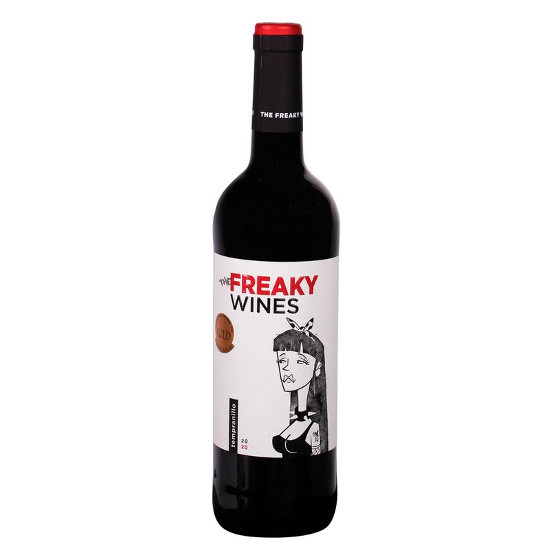 Vinho Espanhol Freaky Wines 750ml Tempranillo Tto (8411106075250)