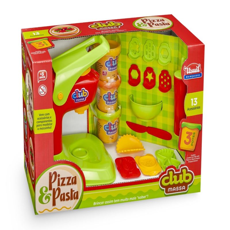 Kit Massa Modelar Pizza E Pasta (7898300575549)