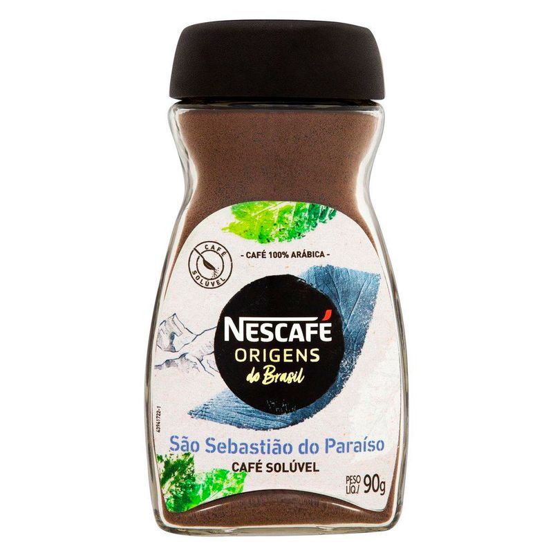 Café solúvel Nescafé Origens São Sebastião 90g (7891000283370)