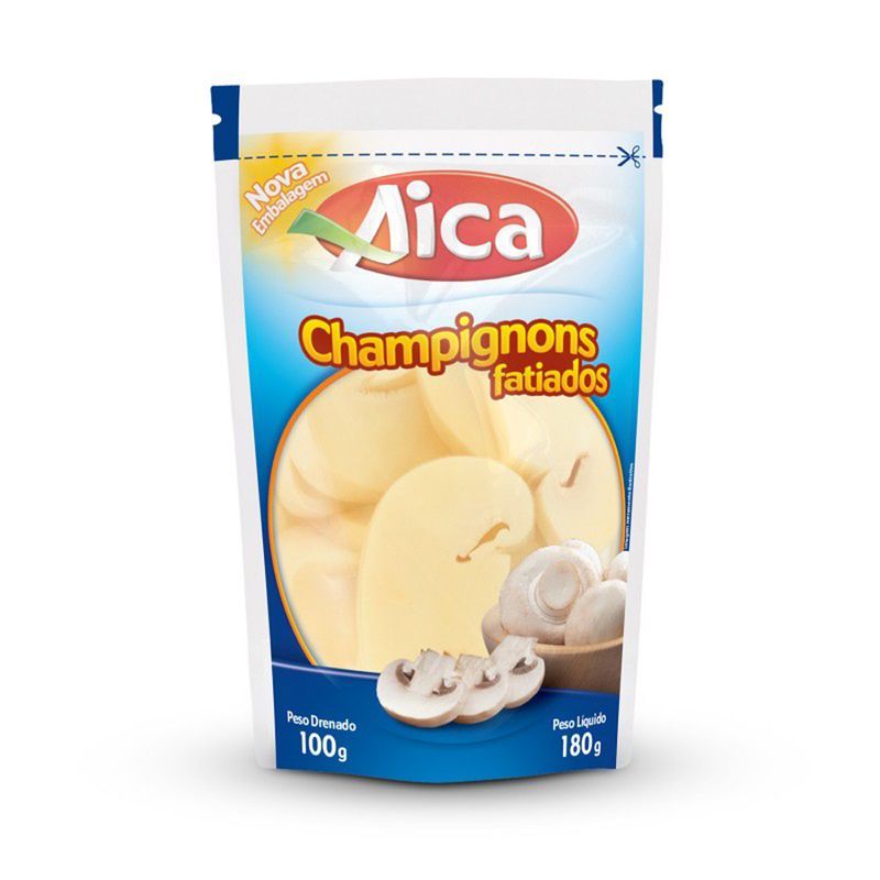 Champignon Aica 100G Sachê Fatiado 100G (7898000050063)