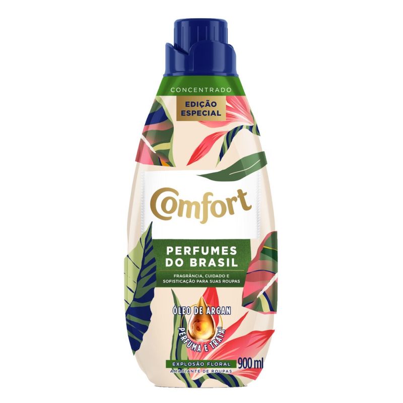 Amaciante Roupas Concentrado Comfort Exp Floral 900ml Ed Esp (7891150087491)