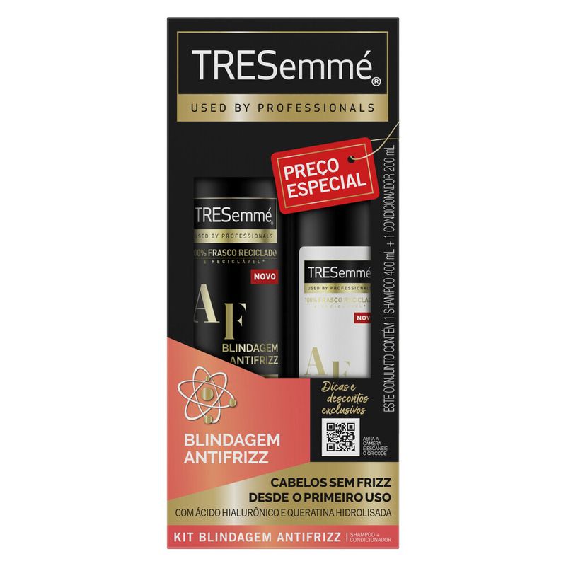 Shampoo E Condicionador Tresemmé Antifrizz 400ml (7891150081017)