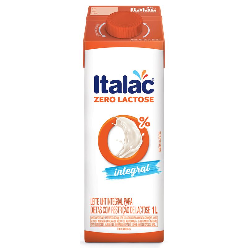 Leite Italac Integral Zero Lactose 1L (7898080642370)