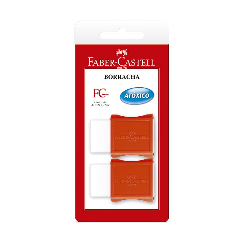 Borracha Escolar Faber Castell Max Com2 (7891360303824)