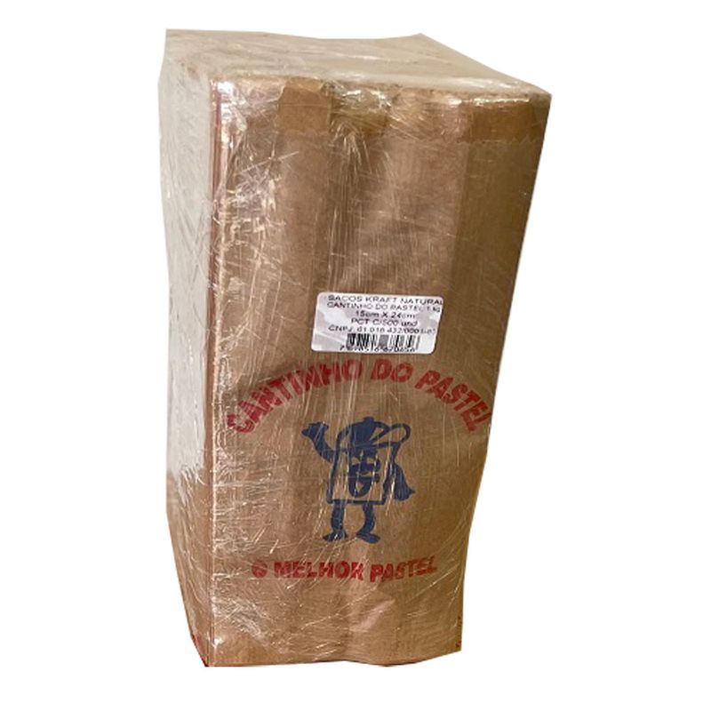 Saco Papel Cantinho do Pastel 1Kg com 500 Unidades (7898516670656)