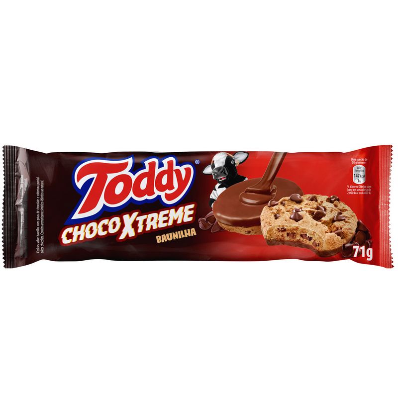 Biscoito Cookie Baunilha ChocoXtreme Toddy 71G (7892840818760)