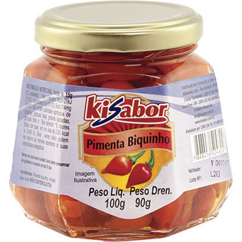 Pimenta Biquinho Kisabor 90G (7898416524622)