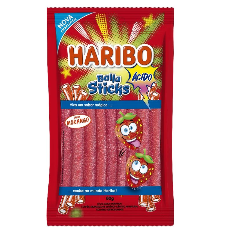 BALA-GELATINA-HARIBO-80G-MORANGO