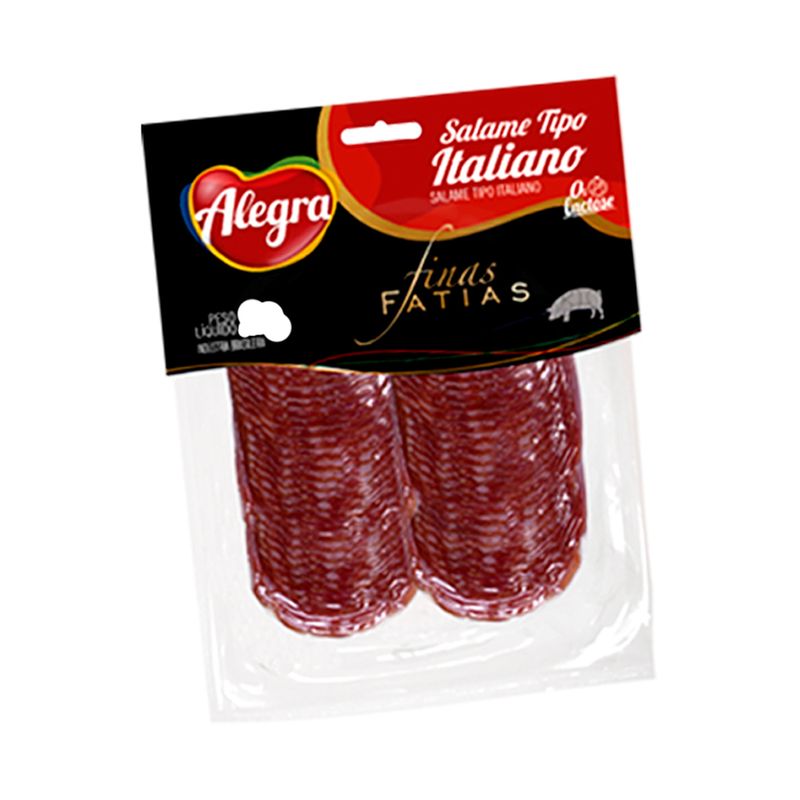 Salame Italiano Alegra 100g Fatiado (7898290435953)