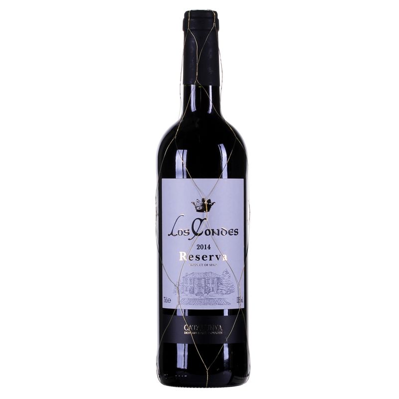 Vinho Espanhol Los Condes Reserva Tinto 750ml (8411106320480)