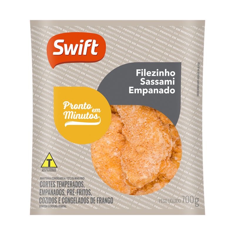 Filezinho Frango Sassami Empanado Swift 700g (7899567236815)