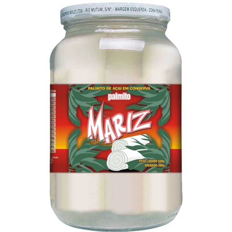 Palmito Mariz Inteiro 300G (7898235120142)