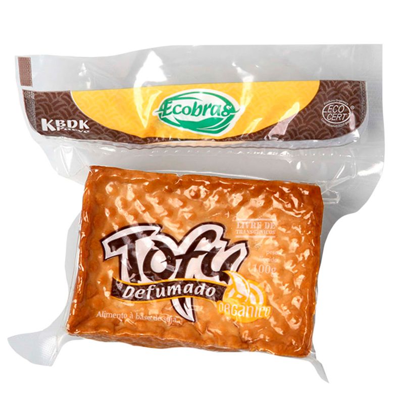 Tofu orgânico defumado Ecobras 100g (7898209649204)