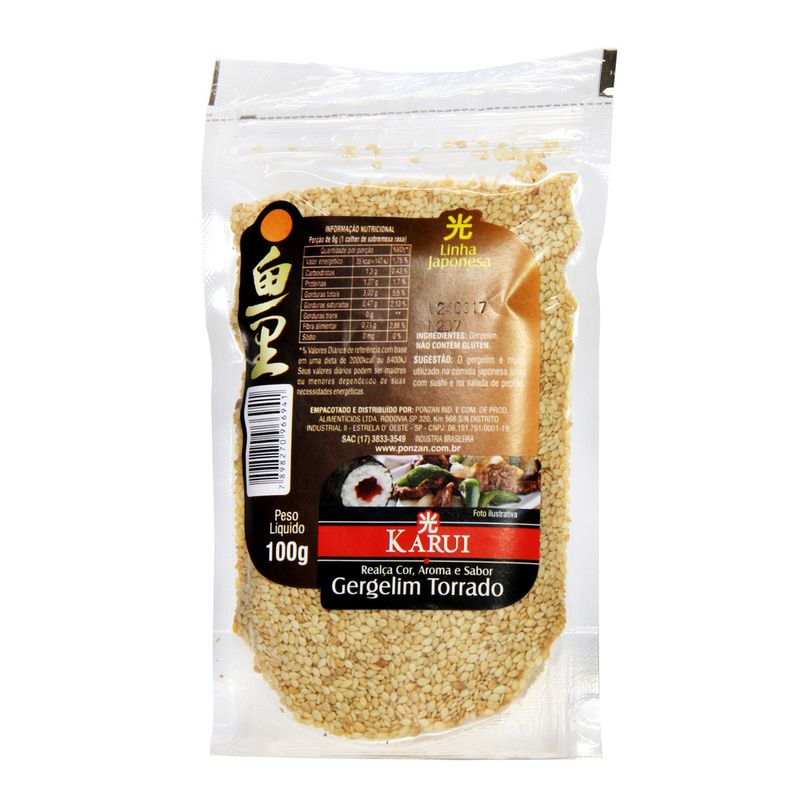 GERGELIM KARUI 100G TORRADO (7898270966941)