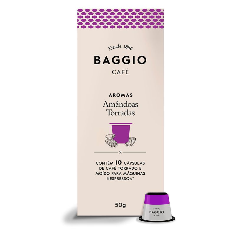 Cápsula de café Baggio Aromas Amêndoas Torradas 10 un (7898952174558)