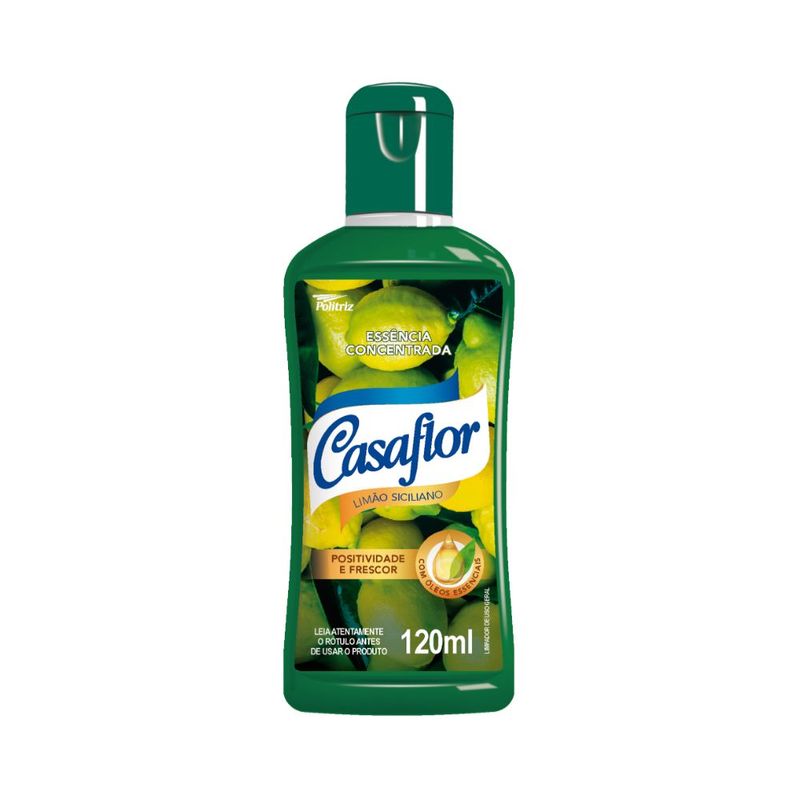 Essência Concentrada Casaflor Limão Siciliano 120ml (7898575690589)