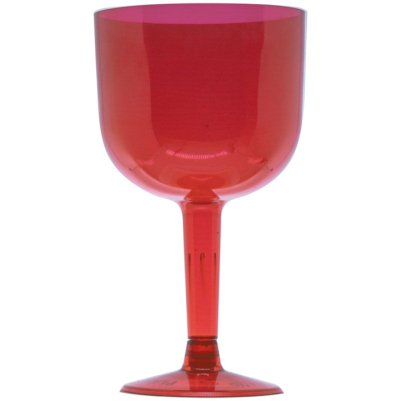 Taça Gin Descartável Plastilania 500Ml Vermelha (7898603983874)