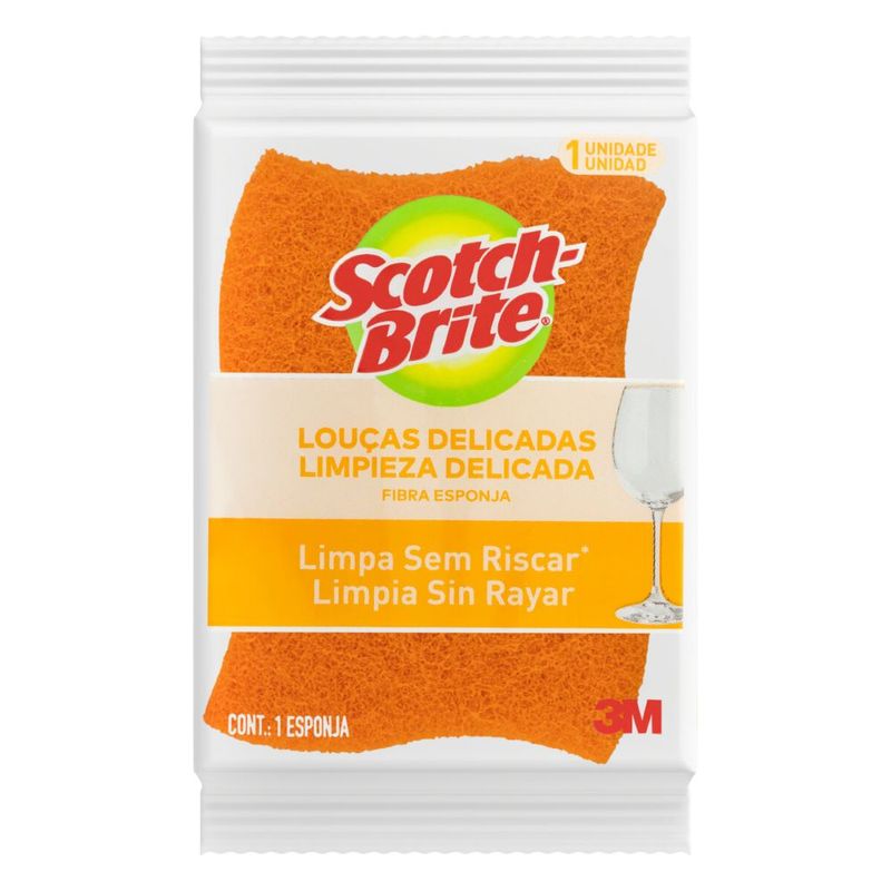 Esponja Scotch Brite Não Risca Laranja Unidade (7891040142712)