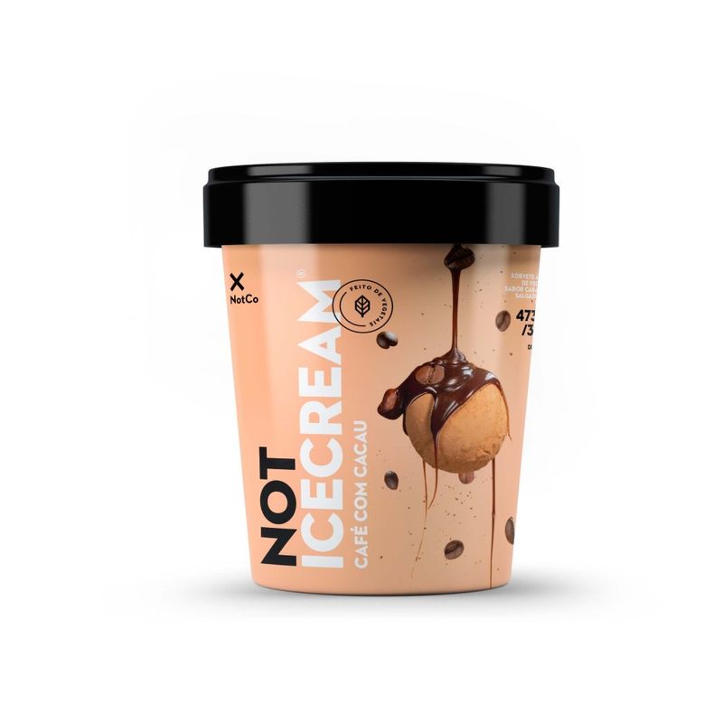 Sorvete Not Ice Cream 473ml Cafe Com (7898686950206)