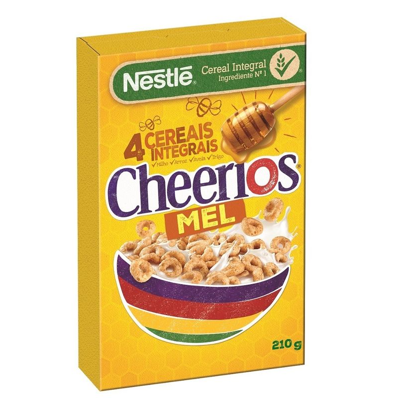 Cereal Matinal Nestlé Cheerios Mel 210g (7891000301524)