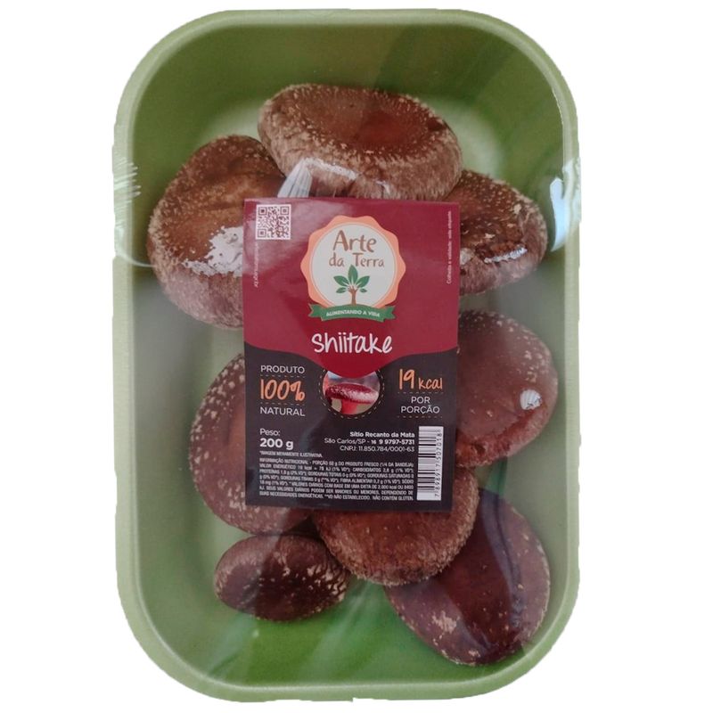 Cogumelo Fresco Shitake Arte Terra 200G (7898917507018)