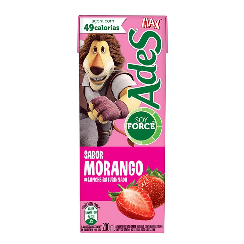 Ades Frutas Sabor Morango TP 200ML (7894900087093)