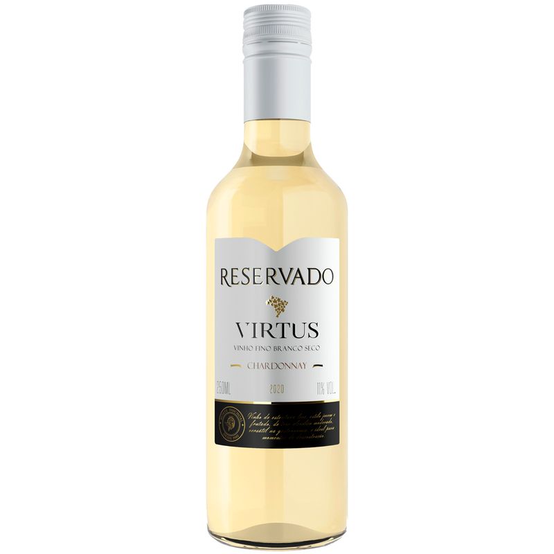 Vinho Brasileiro Virtus Chardonnay 250ml (7897015211520)