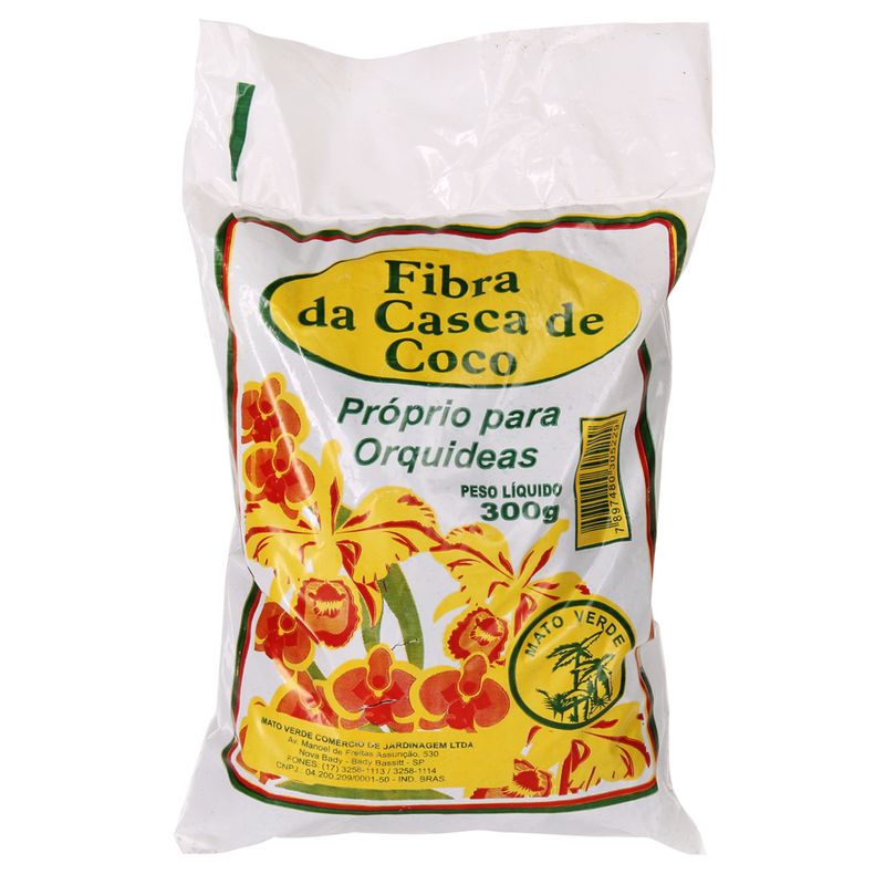 Fibra Casca Coco Mato Vde 300g (7897480305229)