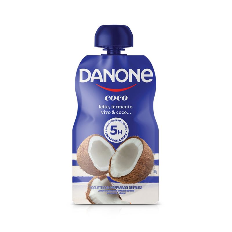 IOGURTE INTEGRAL COCO DANONE SQUEEZE 90G (7891025121961)