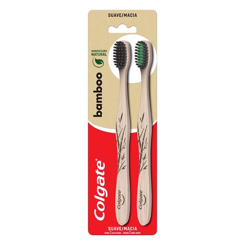 Escova Dental Colgate Bamboo Com 2 (7891024078174)
