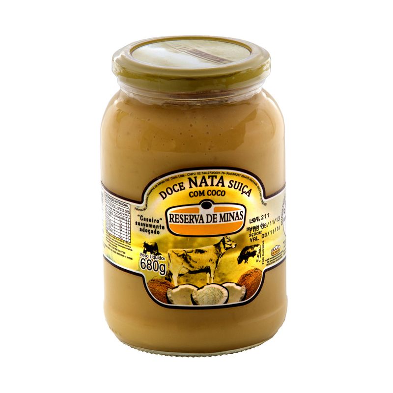 Doce Nata Suiça R Minas 680g Com Coco (7898125760175)