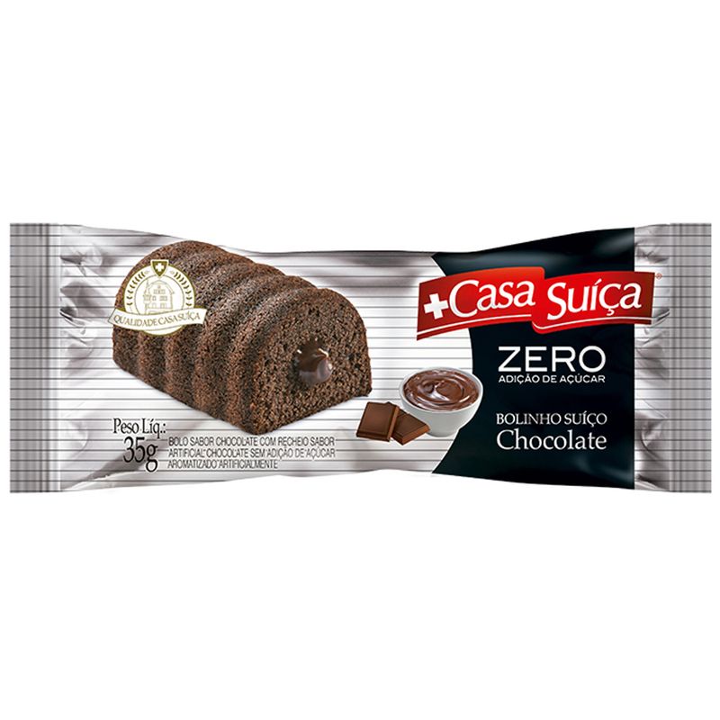 Bolinho Casa Suica Zero 35g Chocolate (7897173098902)