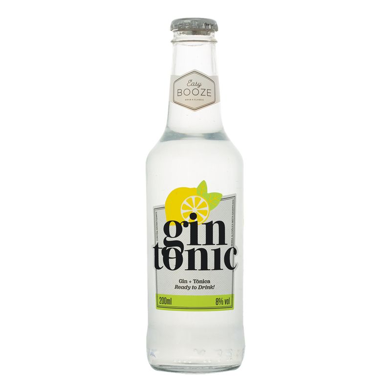 Bebida Mista Easy Booze Gin Tônica 200ml Long Neck (7898994823216)
