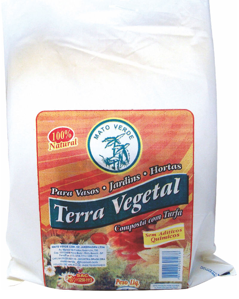 Terra Vegetal Mato Verde 1,5kg (7898307200161)