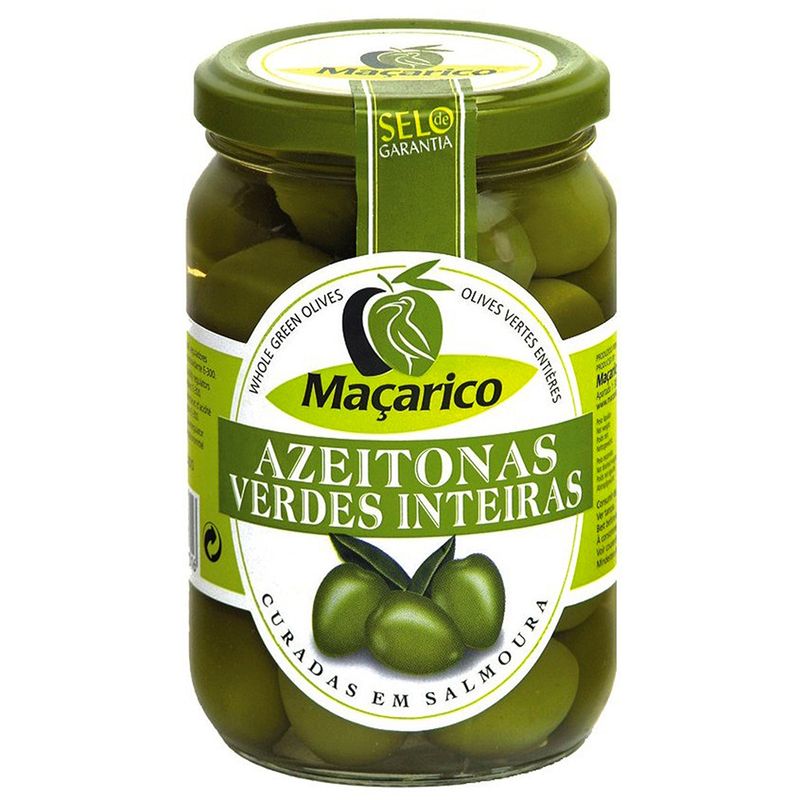 Azeitona Verde Maçarico 200g Inteira (5601378410313)