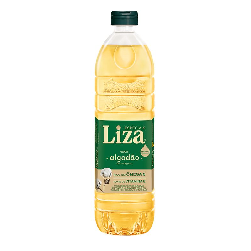 Óleo de Algodão Liza PET 900ml (7896036099254)