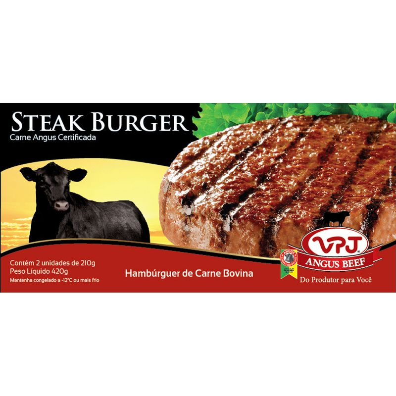 Steak Burguer Vpj 420g (7908041704709)