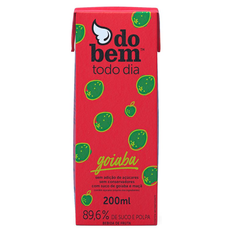 Bebida Com Suco Do Bem Todo Dia Goiaba 200ml (7898646130037)