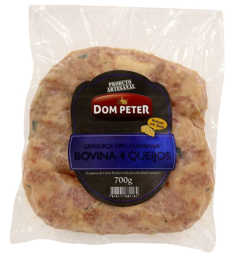 Linguiça bovina cuiabana Dom Peter 700g (7898571680164)