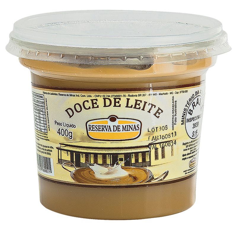 Doce Leite Reserva De Minas Pote 400g (7898125760021)