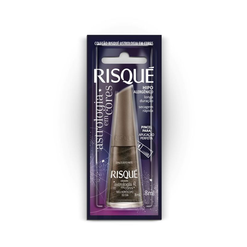 Esmalte Risqué Metálico Matte Meu Horóscopo Do Dia 8ml (7891350036626)