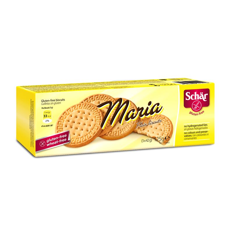 Biscoito Maria Schar Sem Glúten 125g (8008698015025)