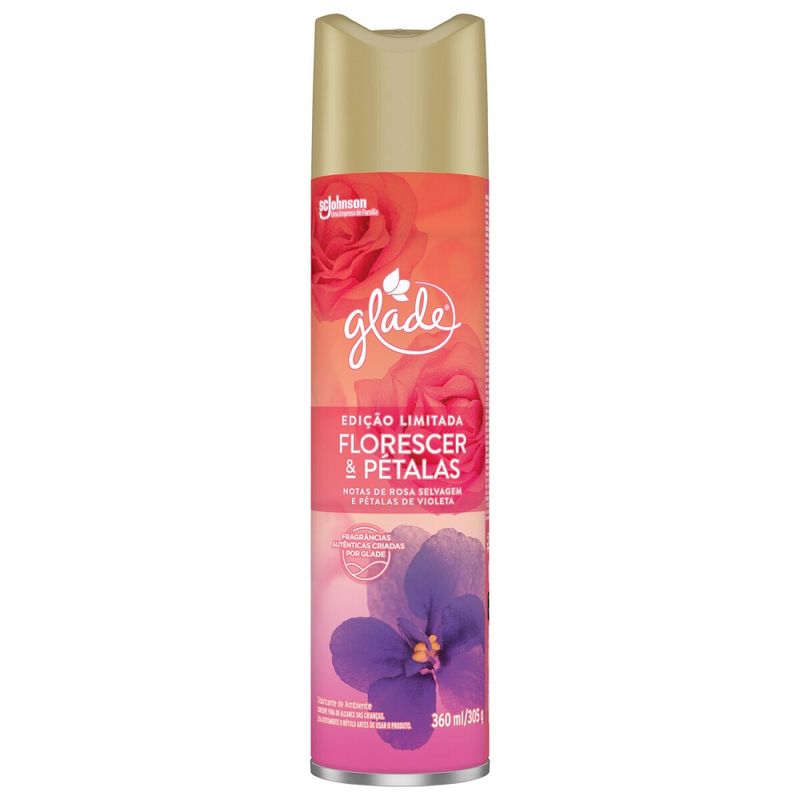 Odorizador Aerossol Glade Florescer Pétala 360ml (7894650939727)